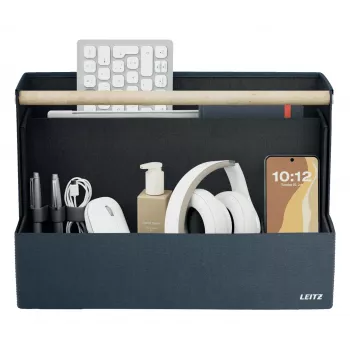 Leitz MyBox Φορητός Οργανωτής Γραφείου Ύφασμα Σκούρο Γκρι