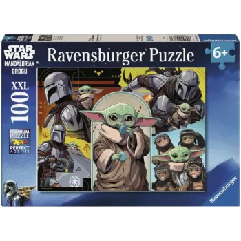 Ravensburger Παιδικό Παζλ Star Wars - Ο Mandalorian & Grogu (100 τεμάχια)