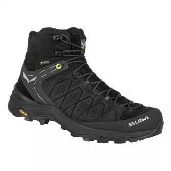 SALEWA Alp Trainer 2 Mid GTX μπότες πεζοπορίας μαύρο/μαύρο UK 8.5 (EU 42.5)