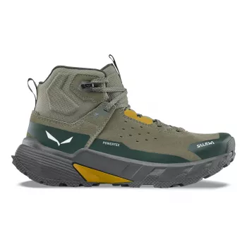 Salewa Pedroc 2 Leather Mid PTX παπούτσια πεζοπορίας Dark Olive/Cactus EU 44