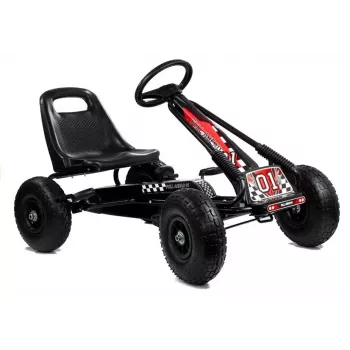 LEAN TOYS LEAN CARS A-15 Go-Kart Μαύρο αεροπορικά λάστιχα