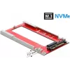DeLOCK U.2 σε M.3 / NF1 μετατροπέας – PCIe 4.0 NVMe adapter, SFF-8639 σε SFF-8611/8612