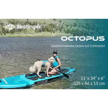 SKT Octopus φουσκωτή σανίδα SUP Allround 335x86x15 cm