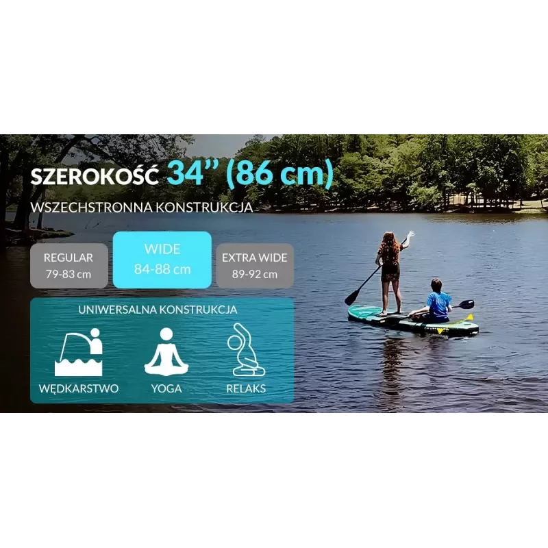 SKT Octopus φουσκωτή σανίδα SUP Allround 335x86x15 cm