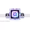 Alphacool Eisfluegel Aurora HighFlow Δείκτης Ροής με Σήμα Στροφόμετρου (Διαφανές)