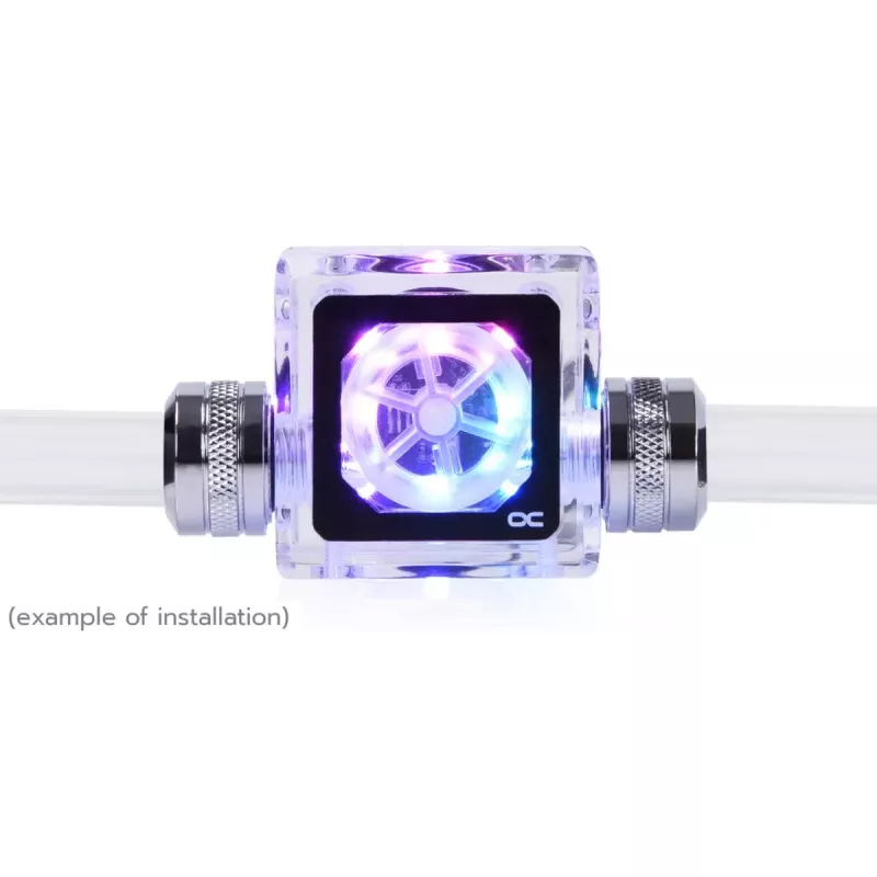 Alphacool Eisfluegel Aurora HighFlow Δείκτης Ροής με Σήμα Στροφόμετρου (Διαφανές)