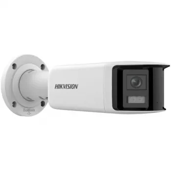 Hikvision DS-2CD2T47G2P-LSU/SL 4MP AcuSense εξωτερική Bullet IP κάμερα με φακό 2,8 mm, λευκό φως, αμφίδρομος ήχος, φλας, PoE