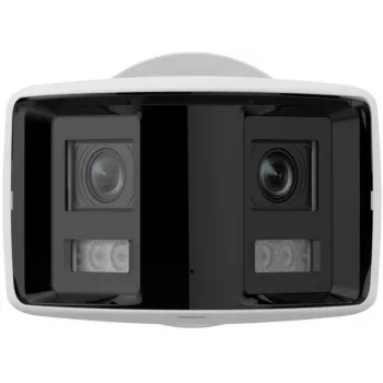 Hikvision DS-2CD2T47G2P-LSU/SL 4MP AcuSense εξωτερική Bullet IP κάμερα με φακό 2,8 mm, λευκό φως, αμφίδρομος ήχος, φλας, PoE