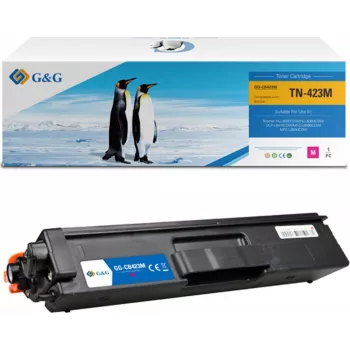 G&G XL Μελανοδοχείο Toner συμβατό με Brother TN-423M Magenta