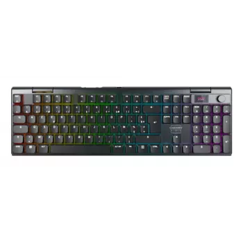 CHERRY XTRFY MX 10.1 Wireless Low-Profile Gaming Keyboard, AZERTY, RGB, Μαύρο