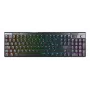 CHERRY XTRFY MX 10.1 Wireless Low-Profile Gaming Keyboard, AZERTY, RGB, Μαύρο