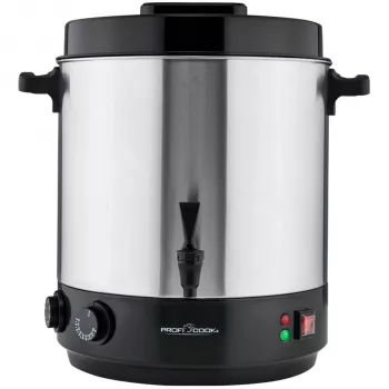 PROFI COOK Αυτόματη συσκευή κονσερβοποίησης & διανομέας ζεστών ροφημάτων PC-EKA 1283, θήκη από ανοξείδωτο χάλυβα, 32 λίτρα, αδιαβάθμητη ρύθμιση θερμοκρασίας - 1 τεμ. (501283)
