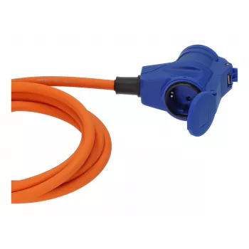 Brennenstuhl 1167650310 Καλώδιο επέκτασης 10m CEE αρσενικό βύσμα / γωνιακή υποδοχή H07RN-F 3G 2,5 mm² Μπλε
