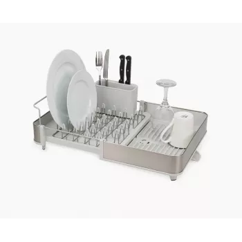 Joseph Joseph Extend Expandable Stone Στραγγιστήρι Πιάτων, Ανοιχτό Γκρι/Ασημί, 851692