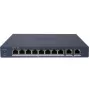 Hikvision DS-3E1510P-EI/M(B) LinkVu 10-Port Layer 2 Managed PoE Switch με 8 θύρες PoE και 2 SFP-Uplinks