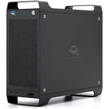 OWC ThunderBay Flex 8 - Θήκη αποθήκευσης/dock/PCIe 8 θέσεων με 2x Thunderbolt 3 θύρες, SoftRAID XT, Μαύρο