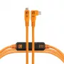 Tether Tools TetherPro USB-C Optima 10G Right-Angle Πορτοκαλί 4,6m