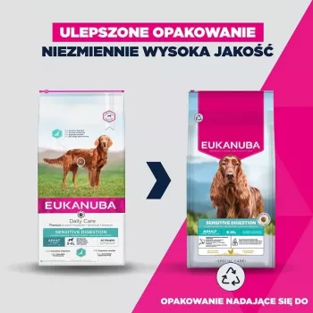 Eukanuba Special Care Sensitive Digestion Ξηρά τροφή για ενήλικους σκύλους μικρών και μεσαίων φυλών, Αρνί & Ρύζι, 12 kg