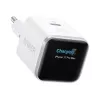 Anker Nano Charger 45W GaN USB-C ActiveShield 5.0 Touch Sensor iPhone Detection SmartDisplay λευκό