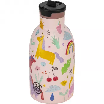 24Bottles 1824 Daily Use θερμός 330 ml καπάκι με καλαμάκι πολυπροπυλένιο ανοξείδωτο ατσάλι