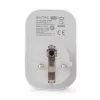 ENTAC Smart WiFi Βύσμα 1x Schuko με 2x USB-A και 1x USB-C, Λευκό