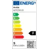 Avide Λαμπτήρας LED White Filament Mini Globe 4,5W E27 Θερμό Λευκό 2700K