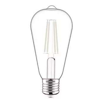 Avide Λαμπτήρας LED White Filament ST64 8,5W E27 Θερμό Λευκό 2700K