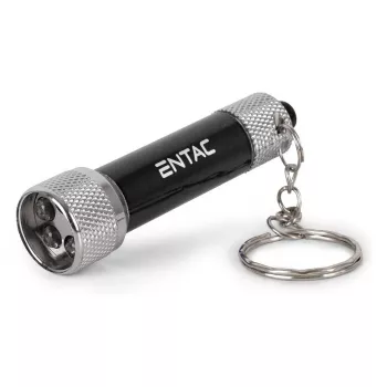ENTAC Φακός μπρελόκ 5 LED μαύρο