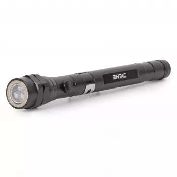 ENTAC EFL-1W-FLEX-ALU Φακός LED 1W με τηλεσκοπικό λαιμό, αλουμίνιο, μαύρο