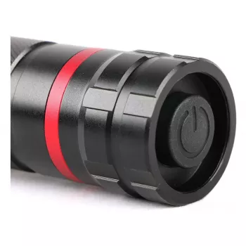 ENTAC EFL-ZOOM-5W-ALU Φακός LED με zoom 350 lumen μαύρο