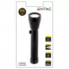 ENTAC 1W LED Φακός Αλουμίνιο Μαύρο Μπαταρία AA