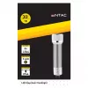 ENTAC 5 LED Φακός μπρελόκ Ασημί