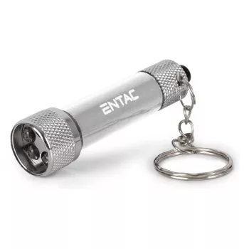 ENTAC 5 LED Φακός μπρελόκ Ασημί
