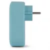 ENTAC Αντάπτορας Πρίζας με 2x USB-A Μπλε