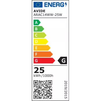 Avide Λαμπτήρας Αλογόνου 150lm 25W E14 Θερμό Λευκό 3000K