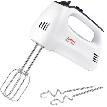 TEFAL HT3101 QuickMix Μίξερ χειρός, 300 W, 5 ταχύτητες, Turbo, Λευκό