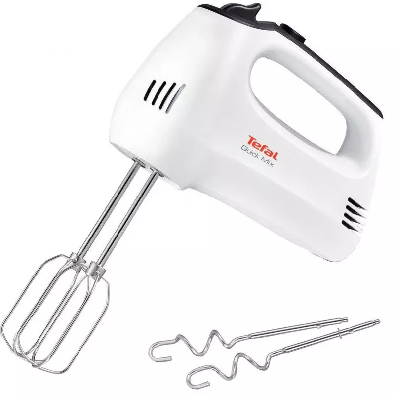 TEFAL HT3101 QuickMix Μίξερ χειρός, 300 W, 5 ταχύτητες, Turbo, Λευκό