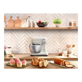 TEFAL QB140AF0 Bake Easy Μίξερ βάσης, 500 W, 12 ταχύτητες, 3,5 L μπολ, Μπεζ