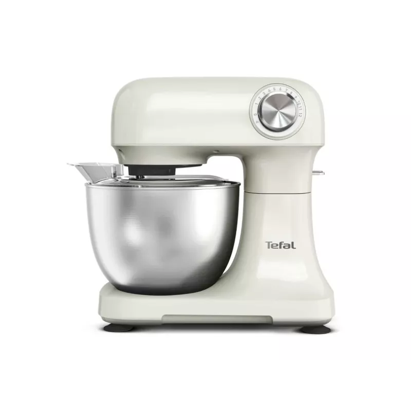 TEFAL QB140AF0 Bake Easy Μίξερ βάσης, 500 W, 12 ταχύτητες, 3,5 L μπολ, Μπεζ
