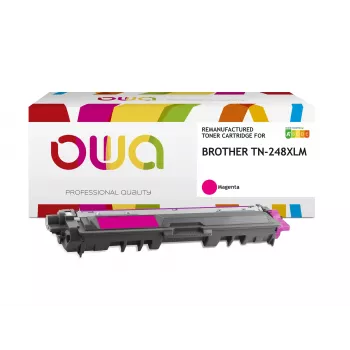 Armor OWA Συμβατό Μελανοδοχείο Τόνερ Ματζέντα Extra High Yield για Brother TN248XLM