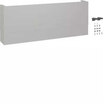 Hager FZ1300TB Τηλεσκοπικό Πάνελ Διαχείρισης Καλωδίων για universZ, Ύψος 350-680mm, Βάθος 205mm, Μεταλλικό Γκρι
