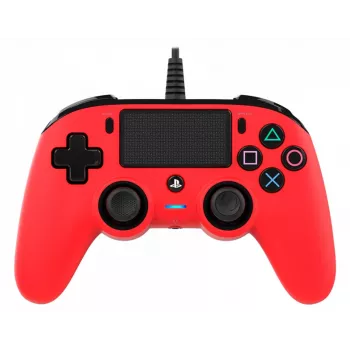 NACON PS4OFCPADRED Gaming Compact Χειριστήριο PS4 Κόκκινο
