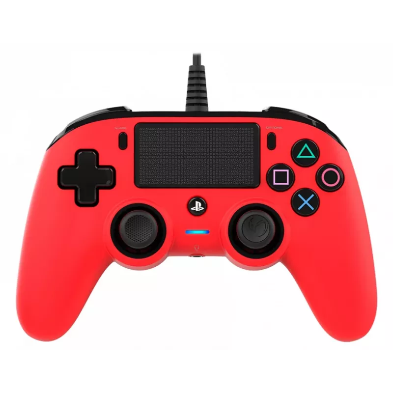 NACON PS4OFCPADRED Gaming Compact Χειριστήριο PS4 Κόκκινο