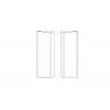 NEXO GMT-FLGM10 - Ζεύγος μαγνητικών ενθέτων για GEO M10 120° γωνία ανοίγματος