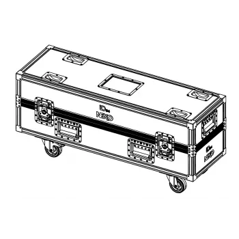 NEXO IDT-2CASE84 Flight Case με τροχούς για 2x ηχεία ID84 / ID84T