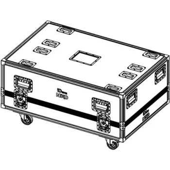 NEXO IDT-2CASE312 Flight Case για 2x υπογούφερ IDS312
