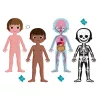Janod Human Body Σετ Εκπαιδευτικών Παζλ 50, 75 και 100 τεμαχίων
