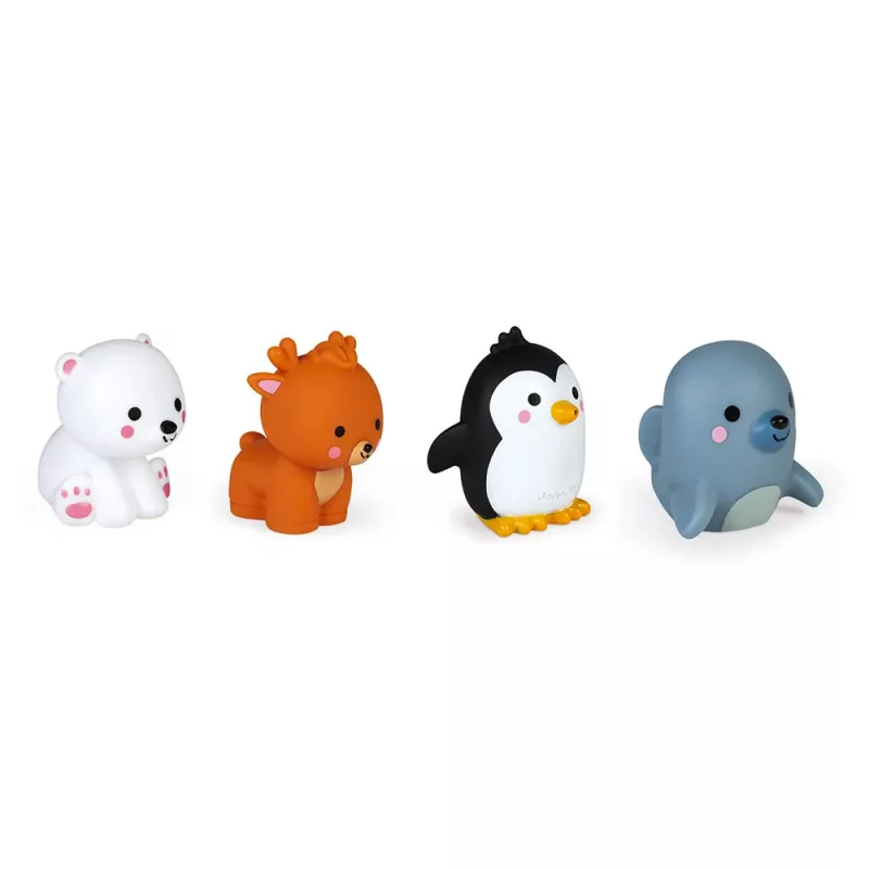 Janod Arctic Animals 4 τεμάχια ξύλινες φιγούρες ζώων