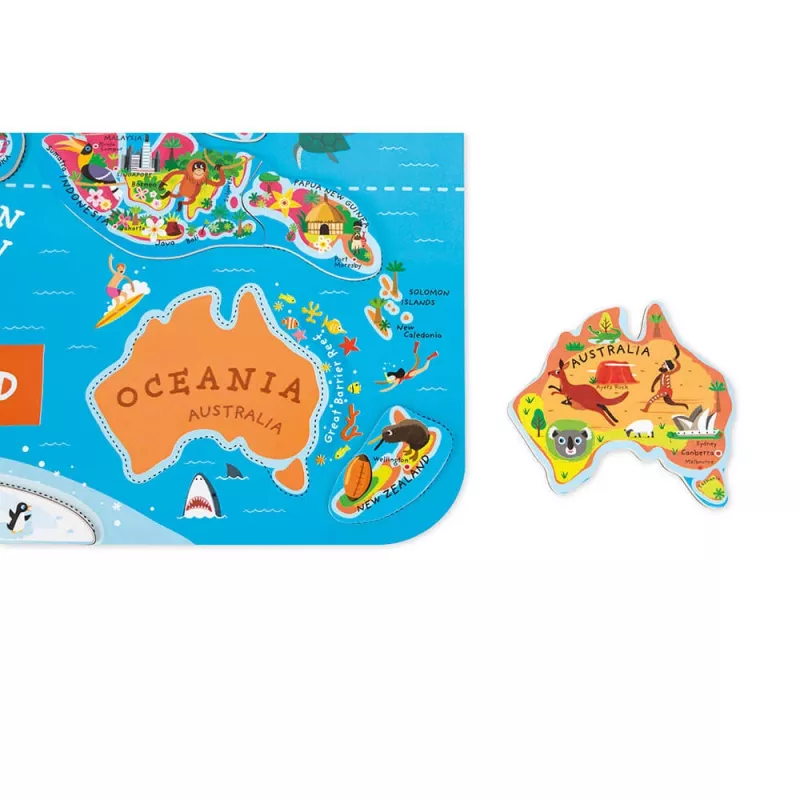 Janod Magnetic Puzzle World Map
