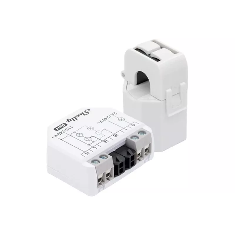 Shelly EM Gen4 Εντοιχισμένος μετρητής ενέργειας με WiFi, Zigbee, Matter